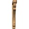 Ekena Millwork Olympic Craftsman Rough Sawn Bracket w/ Offset Brace, Western Red Cedar, 6"W x 46"D x 46"H BKT0604X46X46OLY04RWR - alternate 3